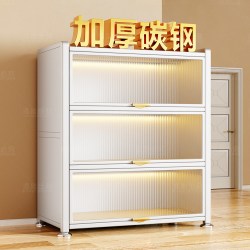家用收纳柜卫生间防水储物柜户外工具铁皮柜防晒阳台柜子置物架子