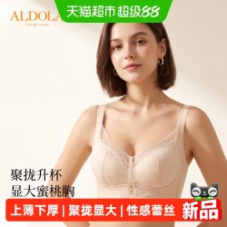 雅黛俪 蕾丝文胸上薄下厚杯垫小胸显大聚拢收副乳防下垂圆圆杯美背
