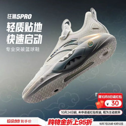 安踏 狂潮5PRO丨氮科技篮球鞋男鞋专业实战运动鞋