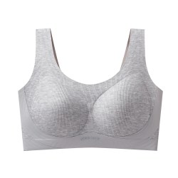 迪思寇 大码内衣聚拢收副乳防下垂上托大胸显小美背背心一体式女士文胸罩