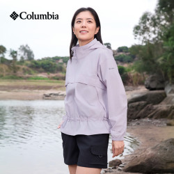 哥伦比亚 户外26春夏新品女子拒水UPF50防晒连帽外套XR9909 551 珍珠紫 2XL (175/96A)