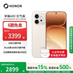 荣耀 600 元气版 12GB+512GB 元气白 5G手机