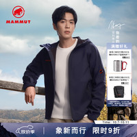 猛犸象 Clion 红标男女款户外防风保暖休闲夹克外套刺绣标软壳 黑色 L