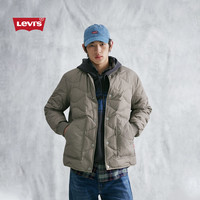 Levi's 26年冬季新款男士美式复古休闲轻薄飞行员夹克羽绒服 浅咖色 S