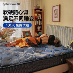 西屋电气 G3pro+进口乳胶独立弹簧床垫 星云蓝【升级可拆洗-睡感可调-0胶更安心】 1.8m*2m