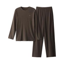 蕉内 热皮502++ 华夫格保暖 家居服套装
