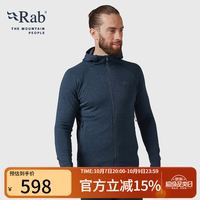 Rab QFF-70 男士修身抓绒衣 黑色 S