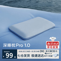 亚朵 深睡枕Pro1.0深度睡眠酒店枕头枕芯颈椎护颈慢回弹记忆棉单人 深睡枕PRO1.0*1+灰白枕套*1 高枕 10cm