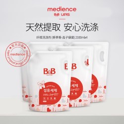保宁 米迪恩必恩贝洗衣液宝宝婴儿香草香2100ml*4补充装