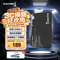 长城 GW520系列 SATA3.0接口 240GB SSD固态硬盘