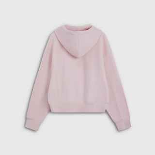 Gap 2SS623061 爱心logo加绒连帽卫衣 粉色 M