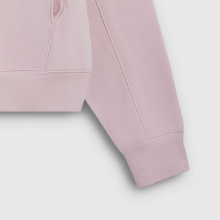 Gap 2SS623061 爱心logo加绒连帽卫衣 粉色 M
