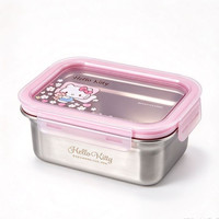 乐扣乐扣 可微波 Hello Kitty限定保鲜盒 800ml