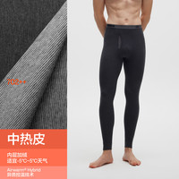 蕉内 热皮702++男女士保暖裤含羊毛秋裤发热秋冬滑雪运动加厚棉裤
