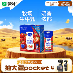 蒙牛 纯甄「草莓果粒」风味酸奶211g*10盒 中秋送礼礼盒