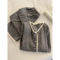好梦鸭 高级感羊绒睡衣女款秋冬季加绒加厚2026新款冬天德绒海岛绒家居服