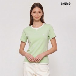 秋鹿 四季款睡衣100%全棉带胸垫简约可外穿纯棉休闲