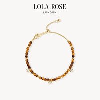 LOLA ROSE 虎眼石串珠手链生日礼物