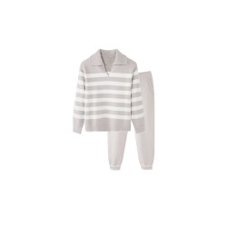 Ubras 贴贴系列|慕斯绒冬季保暖加绒家居服套装睡衣女