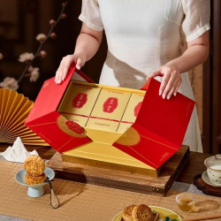 稻香村 月饼礼盒装 1200g 中秋礼品团购福利高端礼盒蛋黄莲蓉五仁稻香御典 月饼礼盒