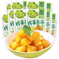 吉香居 榨菜真芯 减盐脆笋 25g*10袋 袋装