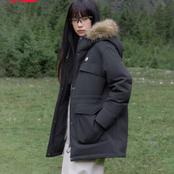 new balance 女士毛领连帽羽绒服 WJ6289PX
