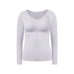 EMMA ROSE EMMAROSE大码保暖内衣女自发热恒温上衣修身无痕打底衫薄款24冬季