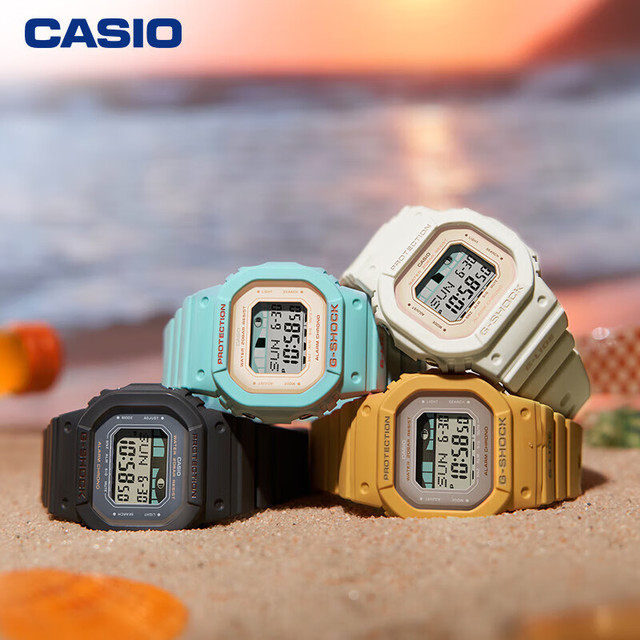 PLUS会员：卡西欧 G-SHOCK 运动电子学生表  GLX-S5600-4
