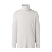 优衣库 HEATTECH EXTRA WARM 9%羊绒 两翻领T恤 浅米色 L