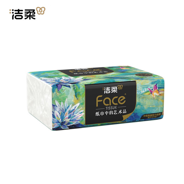 洁柔 face油画系列 抽纸 加厚4层 80抽320张*20包
