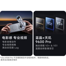 vivo X500 Pro 晴天 12GB+512GB 手机