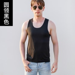 澳哲森 男士背心男款马甲内穿夏季冰丝莫代尔棉无袖运动健身跨栏上衣坎肩