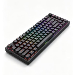 机械雀 RS9 青轴 无线三模正刻机械键盘 81键 RGB