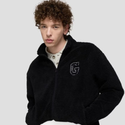 Gap 男女装秋logo刺绣宽松立领抱抱绒卫衣外套1SS623730