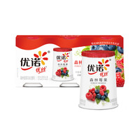 优诺 优丝森林莓果低温酸奶135g*3杯 经典法式醇厚 风味发酵乳