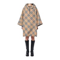 BURBERRY 博柏利 格纹斗篷 女士短外套
