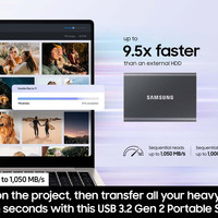 三星 高速便携 移动固态硬盘  4TB