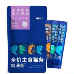 蓝氏 主食猫条肉满多营养湿粮混合口味幼猫咪零食蓝氏猫条