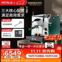 柏翠 咖啡机意式浓缩咖啡机全半自动家商两用蒸汽打奶泡 流霞max PE3922Max