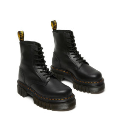 Dr.Martens 马丁（马汀博士 Dr.Martens）Audrick 8i Boot 软皮黑色车轮底女款8孔马丁靴 黑色 37