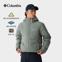 哥伦比亚 2026秋冬新品男子户外金点热能保暖休闲鹅绒连帽羽绒服外套