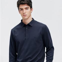 navigare 小帆船运动休闲长袖套头打底衫通勤POLO衫男士T恤