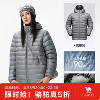骆驼 雪峰户外亮面轻量排骨羽绒服