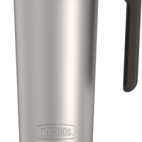 THERMOS 膳魔师 成人款带手柄不锈钢保冷保温杯 咖啡杯 哑光黑 532ml