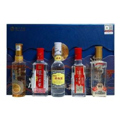 泸州老窖 瑞兔呈祥中秋礼盒 52度100ml*5瓶/盒