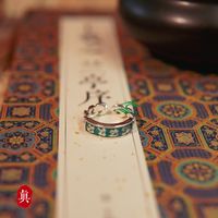 合金戒指 弗瑞百搭小众气质大方戒指可调节 星