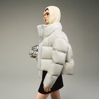 网易严选 中国大鹅焱超蓬95白鹅绒保暖抗寒羽绒服长款2024冬季新款