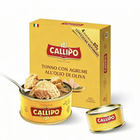 Callipo 意大利卡里布橄榄油浸 柠檬橘皮金枪鱼80g*4罐