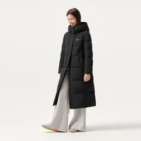 坦博尔 羽绒服女长款过膝2026年冬季新款高充绒加厚保暖连帽外套女