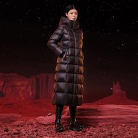 坦博尔 羽绒服女款冬季鹅绒长款过膝加厚休闲时尚保暖外套